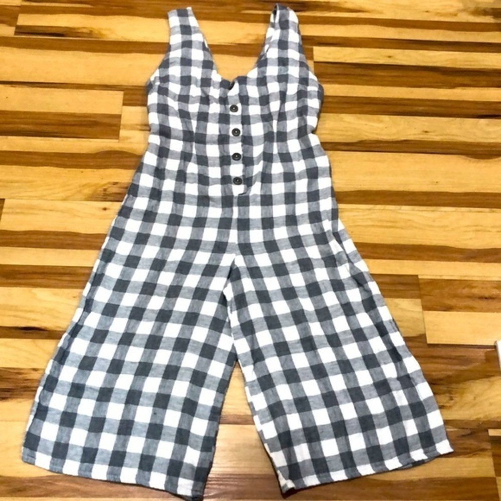 Forever 21 Checker Gingham Jumpsuit Size‎ Small